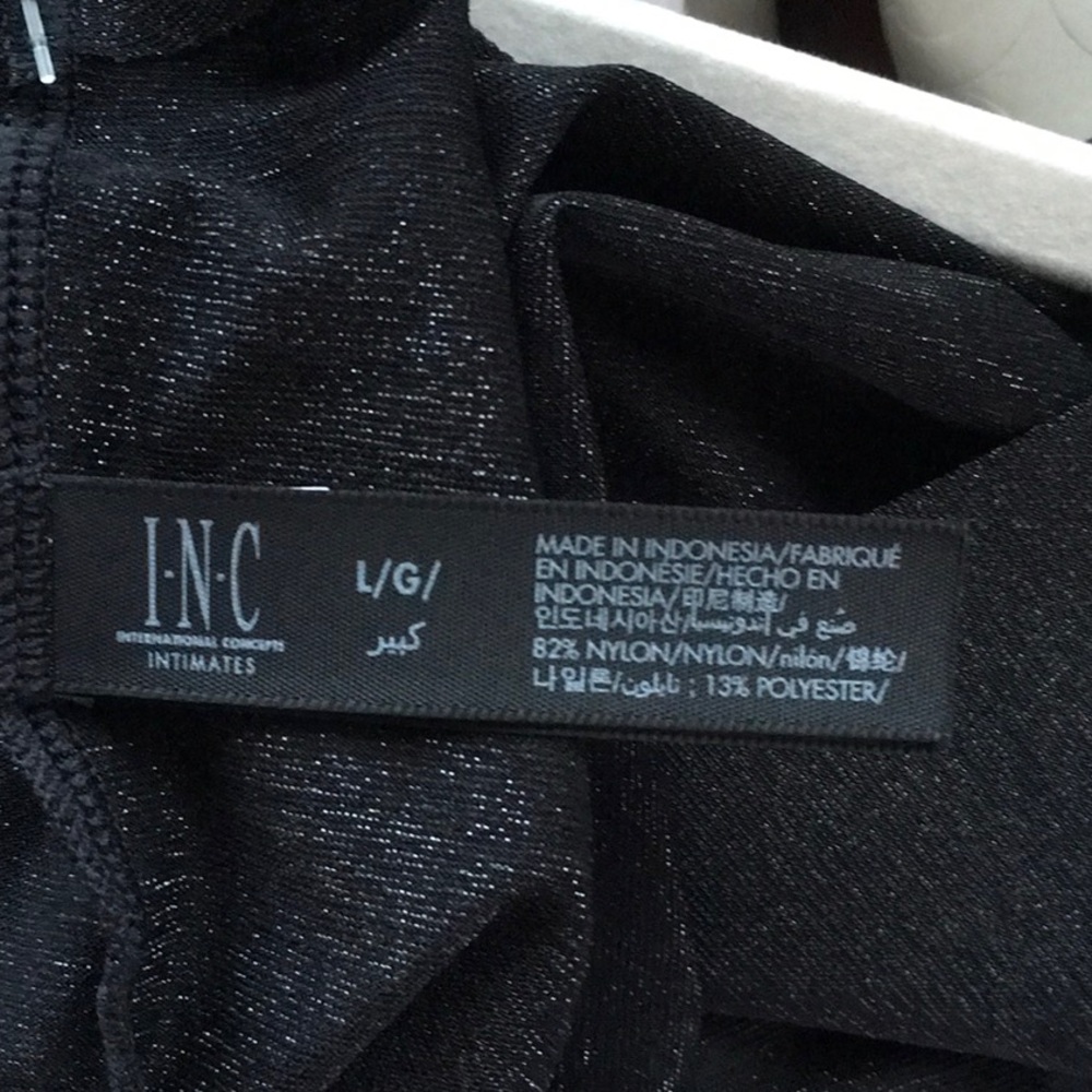 NWT INC International Concepts Black Bodysuit - Picture 5 of 6